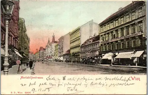 36152 - Wien - Mariahilferstrasse - gelaufen 1903