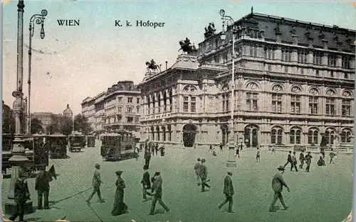 36164 - Wien - K. k. Hofoper - gelaufen 1912