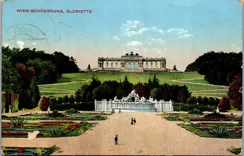 36195 - Wien - Schönbrunn , Gloriette - gelaufen 1914