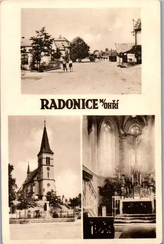 36201 - Tschechische Republik - Radonice nad Ohri , Peruc - gelaufen 1935