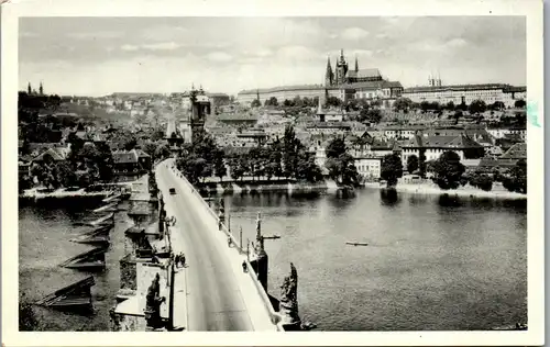 36204 - Tschechische Republik - Praha , Prag , Karluv most a Hradcany - nicht gelaufen