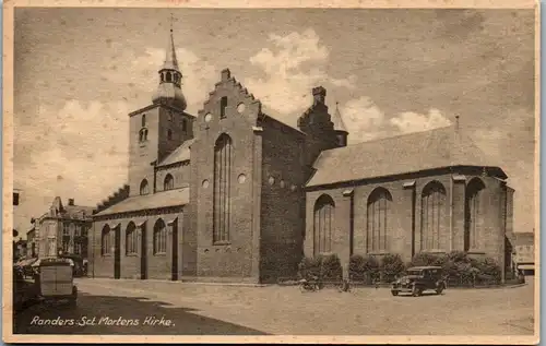 36210 - Dänemark - Randers , St. Mortens Kirke - gelaufen 1955