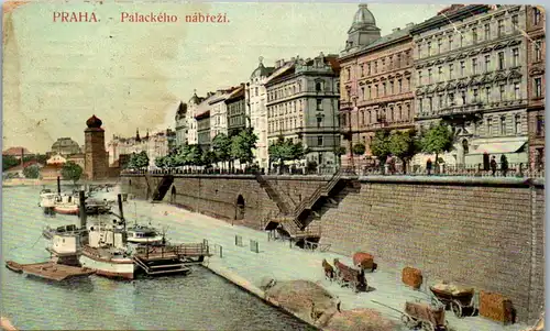 36229 - Tschechische Republik - Praha , Prag , Palackeho nabrezi - gelaufen 1908