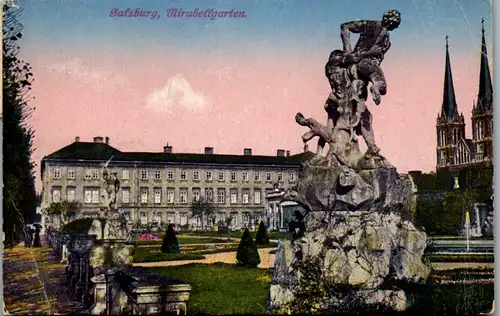 36234 - Salzburg - Mirabellgarten - gelaufen 1921