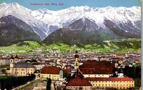 36235 - Tirol - Innsbruck vom Berg Isel - gelaufen