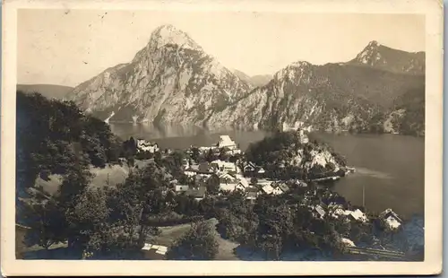 36246 - Oberösterreich - Traunkirchen vom Malerwinkel - gelaufen 1924