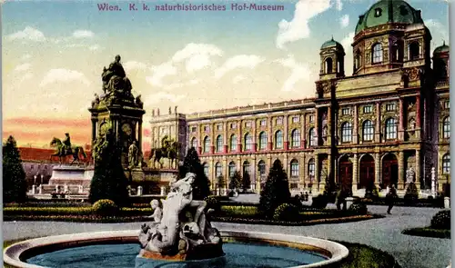 36262 - Wien - K. k. naturhistorisches Hof - Museum - nicht gelaufen