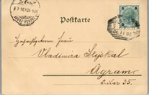 36270 - Steiermark - Graz , Schlossberg - gelaufen 1900