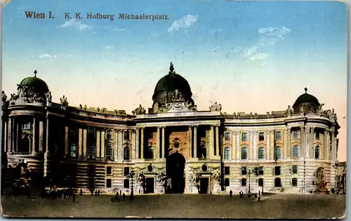 36307 - Wien - Wien I , K. k. Hofburg Michaelerplatz - gelaufen
