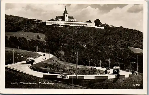 36320 - Wien - Höhenstrasse mit Kahlenberg - gelaufen 1942