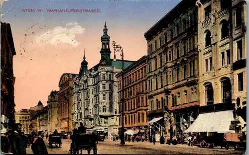 36326 - Wien - Wien VI , Mariahilferstrasse - gelaufen 1917