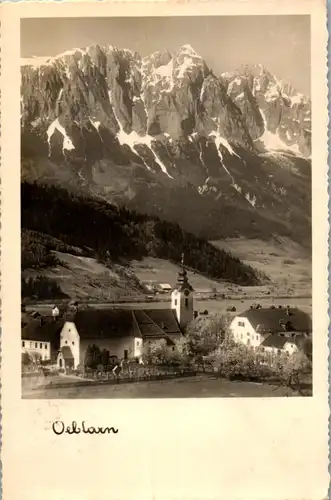 36344 - Steiermark - Öblarn mit dem Grimming - gelaufen 1937