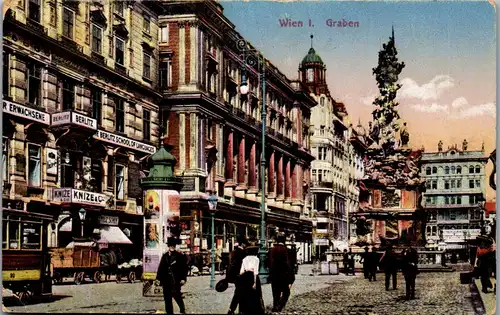 36352 - Wien - Wien I , Graben - gelaufen 1919