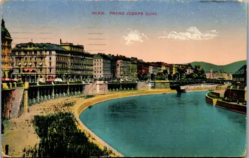 36365 - Wien - Franz Josefs Quai - gelaufen