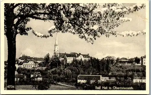 36379 - Oberösterreich - Bad Hall , Panorama - gelaufen 1951