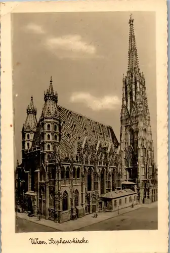 36384 - Wien - Stephanskirche - gelaufen 1937