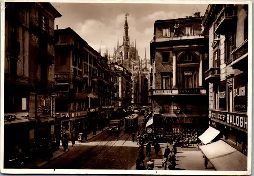 36397 - Italien - Milano , Mailand , Corso Vittorio Emanuele - gelaufen 1938
