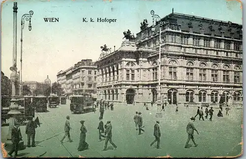 36406 - Wien - K. k. Hofoper - gelaufen 1911