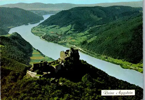 36410 - Niederösterreich - Ruine Aggstein in der Wachau , Donau - nicht gelaufen