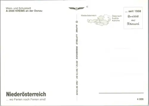 36433 - Niederösterreich - Krems an der Donau , Mehrbildkarte - nicht gelaufen