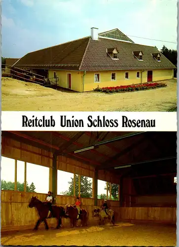 36457 - Niederösterreich - Schloss Rosenau , Union Reitclub - nicht gelaufen