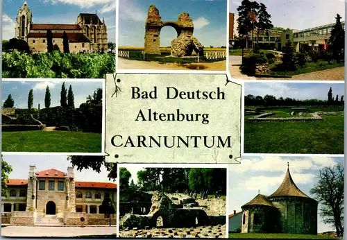 36474 - Niederösterreich - Petronell Carnuntum , Bad Deutsch Altenburg , Mehrbildkarte - gelaufen
