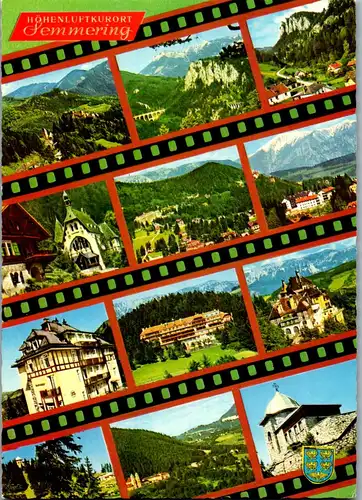 36513 - Niederösterreich - Semmering , Klamm , Kirchlein , Adlitzgraben , Sonnwendstein , Mehrbildkarte - nicht gelaufen