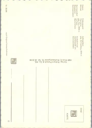 36513 - Niederösterreich - Semmering , Klamm , Kirchlein , Adlitzgraben , Sonnwendstein , Mehrbildkarte - nicht gelaufen