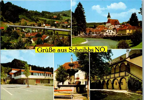 36519 - Niederösterreich - Scheibbs , Hallenbad , Alter Brunnen , Schloßhof - nicht gelaufen
