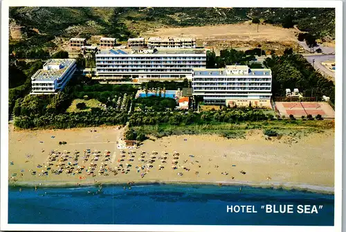 36543 - Griechenland - Rhodos , Rhodes , Hotel Blue Sea - gelaufen 1997
