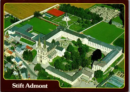 36550 - Steiermark - Admont , Stift , Stiftskirche mit Benediktinerstift - nicht gelaufen