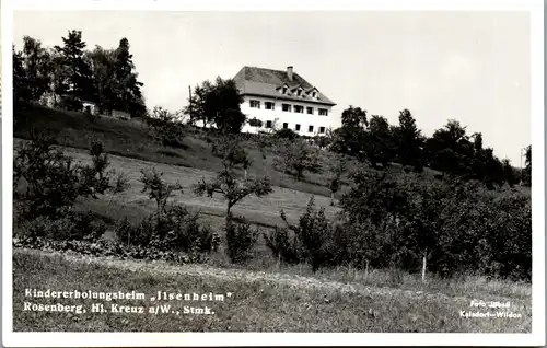 36569 - Steiermark - Heiligenkreuz am Waasen , Rosenberg , Kindererholungsheim Ilsenheim - gelaufen 1962