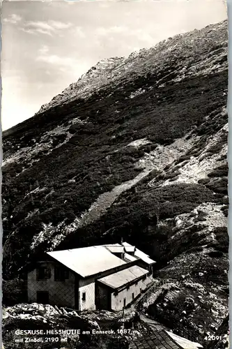36578 - Steiermark - Gesäuse , Hesshütte am Ennseck mit Zinödl - nicht gelaufen 1955