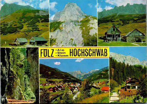36584 - Steiermark - Hochschwab , Fölzalm , Fölzklamm , Fölzstein , Fölz , Mehrbildkarte - nicht gelaufen