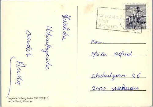 36594 - Kärnten - Jugenderholungsheim Mittewald bei Villach - gelaufen