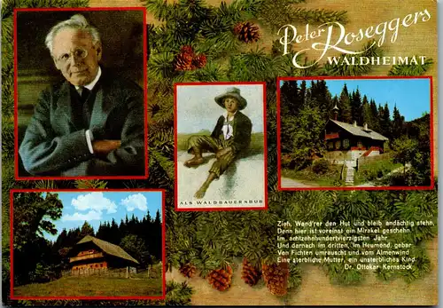 36604 - Steiermark - Krieglach , Alpl , Peter Rosegger , Geburtshaus , Waldschule - nicht gelaufen