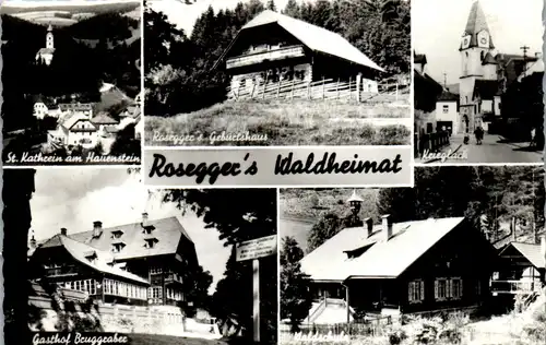 36606 - Steiermark - Krieglach , Alpl , Rosegger`s Waldheimat - gelaufen 1965