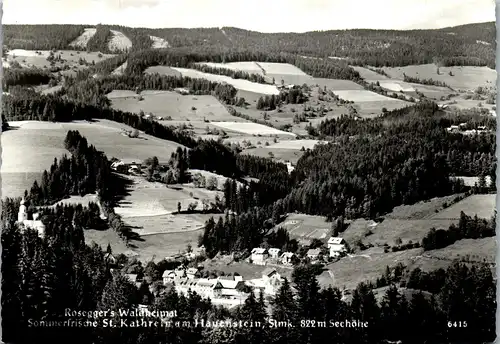 36608 - Steiermark - St. Kathrein am Hauenstein , Rosegger's Waldheimat - gelaufen 1972