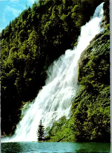 36643 - Steiermark - Grundlsee , Gössl , Ausseer Land , Wasserfall am Toplitzsee - nicht gelaufen