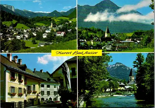 36656 - Steiermark - Bad Aussee , Totes Gebirge , Zinken , Erzherzog Hohannbrücke mit Geburtshaus Anna Plochl - nicht gelaufen