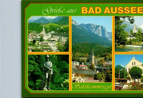 36658 - Steiermark - Bad Aussee , Salzkammergut , Mehrbildkarte - nicht gelaufen