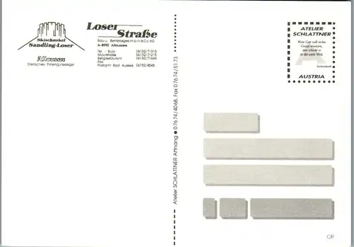 36669 - Steiermark - Altaussee , Loser Straße , Restaurant - nicht gelaufen