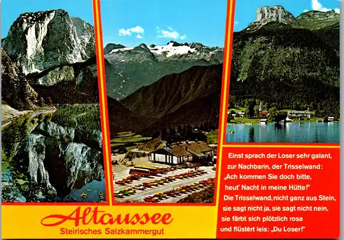 36670 - Steiermark - Altaussee , Trisselwand , Loser , Dachstein - nicht gelaufen