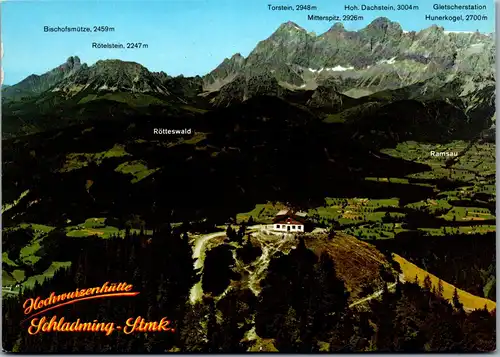 36704 - Steiermark - Schladming , Hochwurzenhütte , Bischofsmütze , Rötelstein , Torstein , Hunerkogel , Rötteswald - nicht gelaufen