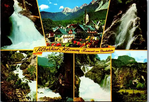 36710 - Steiermark - Ramsau am Dachstein , Silberkar Klamm , Mehrbildkarte - nicht gelaufen