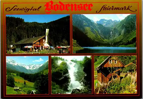 36720 - Steiermark - Aich Assach im Ennstal , Bodensee , Seewigtal , Seewigtalstüberl Fam. Gruber , Hohe Wildstelle , Wasserfall - nicht gelaufen