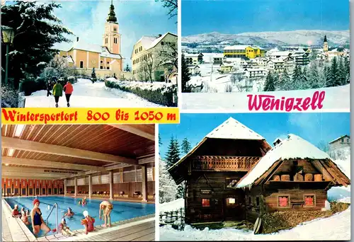 36729 - Steiermark - Wenigzell , Ozonhallenbad , Mehrbildkarte - gelaufen