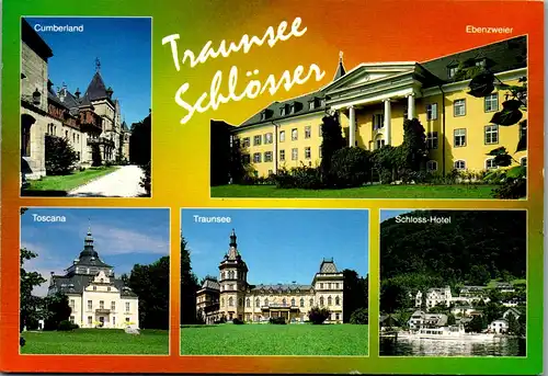 36773 - Oberösterreich - Traunsee , Cumberland , Toscana , Ebenzweier , Schloss Hotel , Schlösser - nicht gelaufen