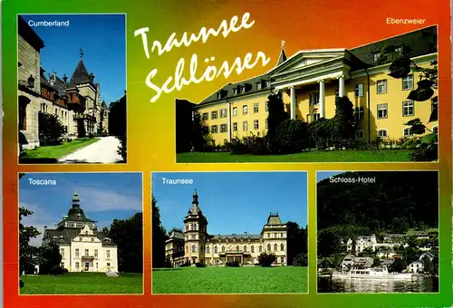 36813 - Oberösterreich - Traunsee , Cumberland , Toscana , Ebenzweier , Schloss Hotel , Schlösser - nicht gelaufen