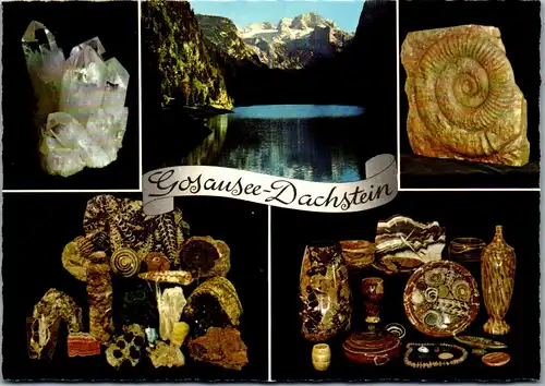 36843 - Oberösterreich - Gosau , Gosausee , Dachstein , Mineralien und Fossilien - nicht gelaufen